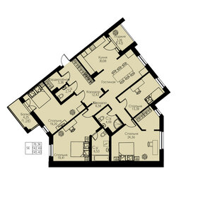 164,9 м², 5-комнатная квартира 25 000 000 ₽ - изображение 110