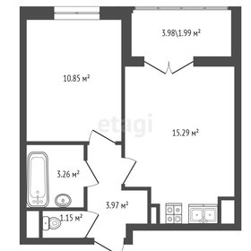 Квартира 36,5 м², 1-комнатная - изображение 4