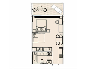 Квартира 54,2 м², 1-комнатные - изображение 2