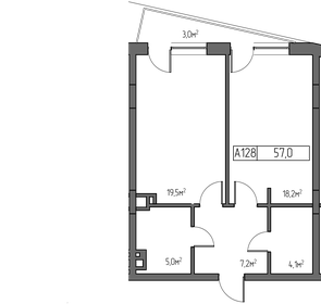 63,3 м², 1-комнатные апартаменты 39 795 140 ₽ - изображение 9