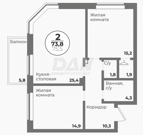 91 м², 3-комнатная квартира 16 418 220 ₽ - изображение 46