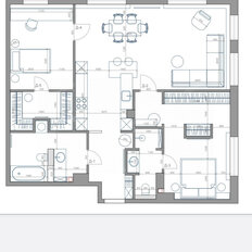 Квартира 100 м², 3-комнатная - изображение 2