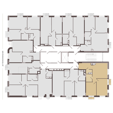 Квартира 57,8 м², 2-комнатная - изображение 2