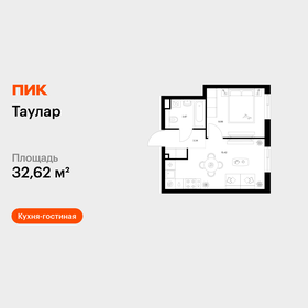 Квартира 32,6 м², 1-комнатная - изображение 1
