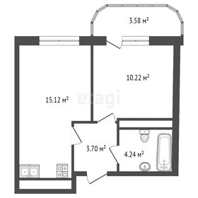 Квартира 33,4 м², 1-комнатная - изображение 1