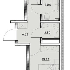 Квартира 43,7 м², 1-комнатная - изображение 2