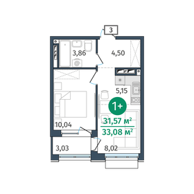 38 м², 1-комнатная квартира 4 350 000 ₽ - изображение 65