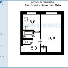 Квартира 30,8 м², 1-комнатная - изображение 2