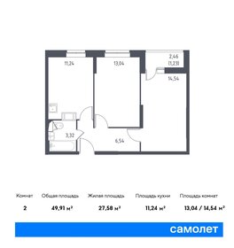 53,6 м², 2-комнатная квартира 10 400 000 ₽ - изображение 10