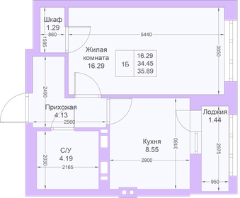 30 м², 1-комнатная квартира 6 300 000 ₽ - изображение 53