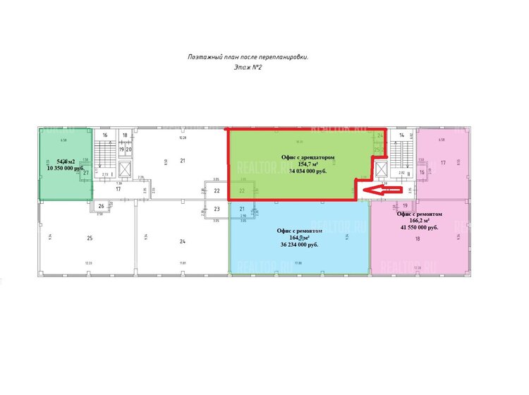 1196,5 м², готовый бизнес 172 938 000 ₽ - изображение 53