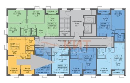 Квартира 23,5 м², 1-комнатная - изображение 2