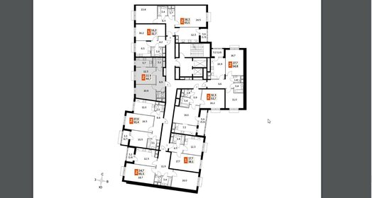 Квартира 40,7 м², 2-комнатная - изображение 1