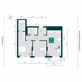 66,6 м², 2-комнатная квартира 7 400 000 ₽ - изображение 31
