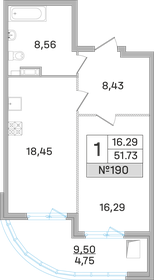 59,6 м², 2-комнатная квартира 9 200 000 ₽ - изображение 54