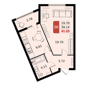 55,5 м², 2-комнатная квартира 9 785 550 ₽ - изображение 8
