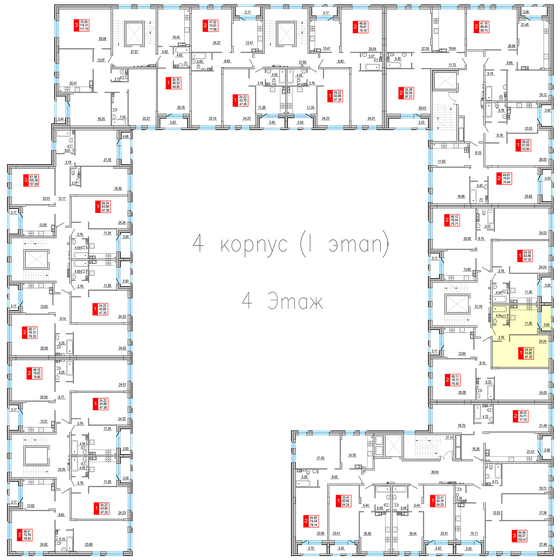 54,1 м², 1-комнатная квартира 5 954 300 ₽ - изображение 22