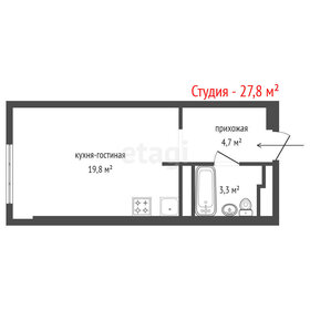 Квартира 27,8 м², студия - изображение 2