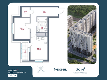 31,8 м², 1-комнатная квартира 4 200 000 ₽ - изображение 63
