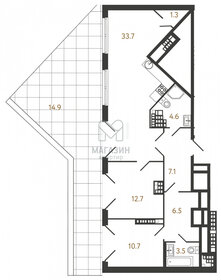 Квартира 80 м², 2-комнатная - изображение 2