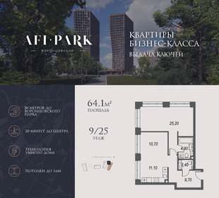 Квартира 64,1 м², 2-комнатная - изображение 1