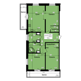 135,2 м², 3-комнатная квартира 22 200 000 ₽ - изображение 109