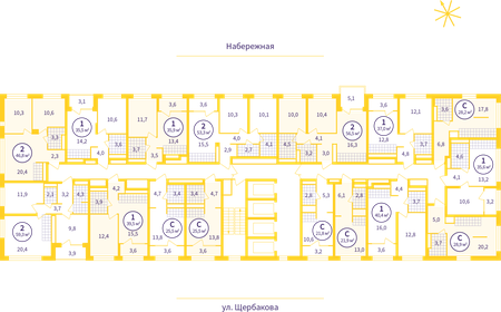 40,1 м², 1-комнатная квартира 4 630 000 ₽ - изображение 75