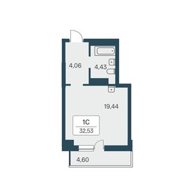32,7 м², квартира-студия 3 400 000 ₽ - изображение 46