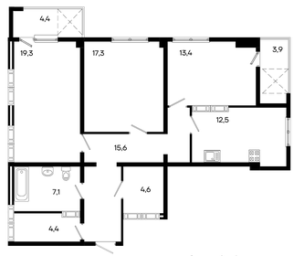 105 м², 4-комнатная квартира 14 990 000 ₽ - изображение 9