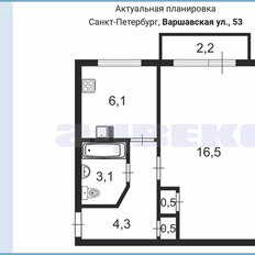 Квартира 31 м², 1-комнатная - изображение 2