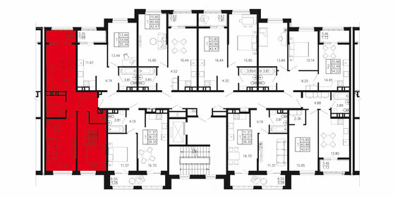 66,7 м², 3-комнатная квартира 8 300 000 ₽ - изображение 27