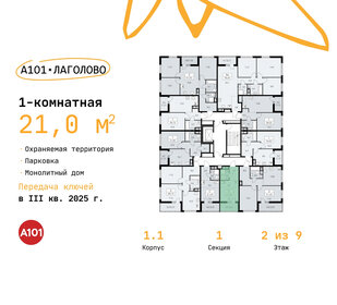 Квартира 21 м², студия - изображение 2