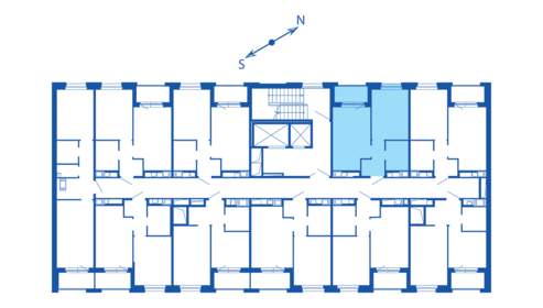 Квартира 33,8 м², 1-комнатная - изображение 4