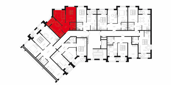 Квартира 49,7 м², 2-комнатная - изображение 2