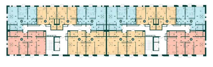 49 м², 1-комнатная квартира 6 200 000 ₽ - изображение 20