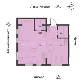 61,6 м², 3-комнатная квартира 7 729 545 ₽ - изображение 22