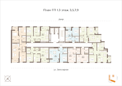 51 м², 2-комнатная квартира 6 350 000 ₽ - изображение 22