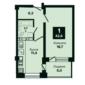 38,1 м², 1-комнатная квартира 6 350 000 ₽ - изображение 32