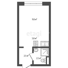 Квартира 19,9 м², студия - изображение 1
