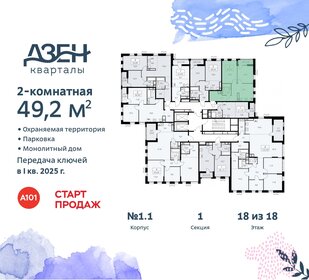 Квартира 49,2 м², 2-комнатная - изображение 2