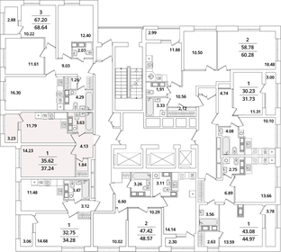 Квартира 37,2 м², 1-комнатная - изображение 2