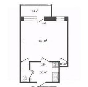 20 м², квартира-студия 3 280 000 ₽ - изображение 78