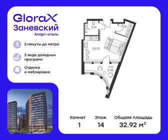 Квартира 32,9 м², студия - изображение 1