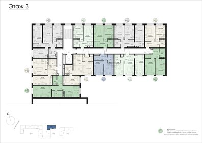 49,2 м², 2-комнатная квартира 5 100 000 ₽ - изображение 62