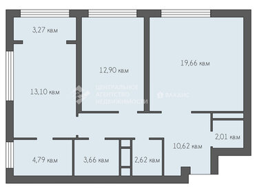 Квартира 73 м², 2-комнатная - изображение 1