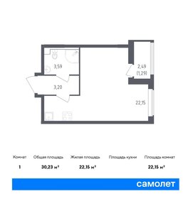 28 м², квартира-студия 4 100 000 ₽ - изображение 107