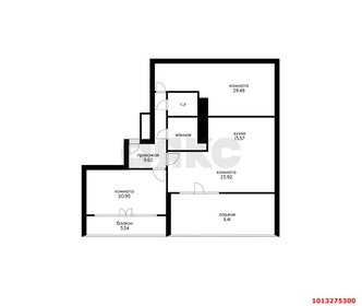 Квартира 122,3 м², 3-комнатная - изображение 1