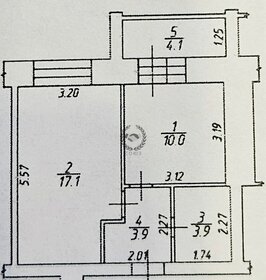 Квартира 39 м², 1-комнатная - изображение 1