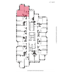 Квартира 58 м², 2-комнатная - изображение 2
