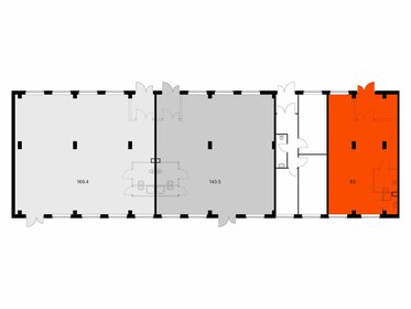 206,5 м², помещение свободного назначения 61 950 000 ₽ - изображение 51